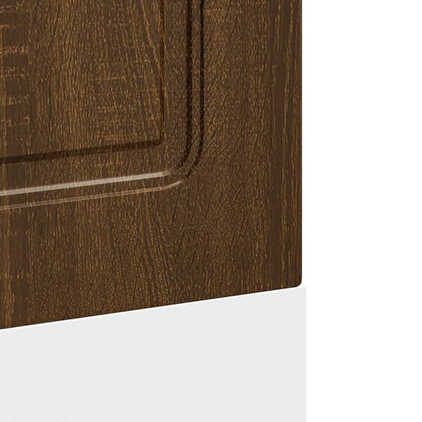 vidaXL Πίνακας πλυντηρίου πιάτων "Kalmar" Καφέ Δρυς 60x1,5x67 cm