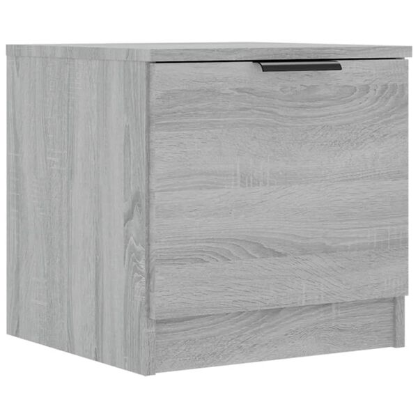 vidaXL Κομοδίνα 2 τεμ. Γκρι Sonoma 40 x 39 x 40 εκ.