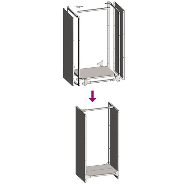 vidaXL Ράφι Καυσόξυλων Λευκό 40x30x80 εκ. Χάλυβας ψυχρής έλασης