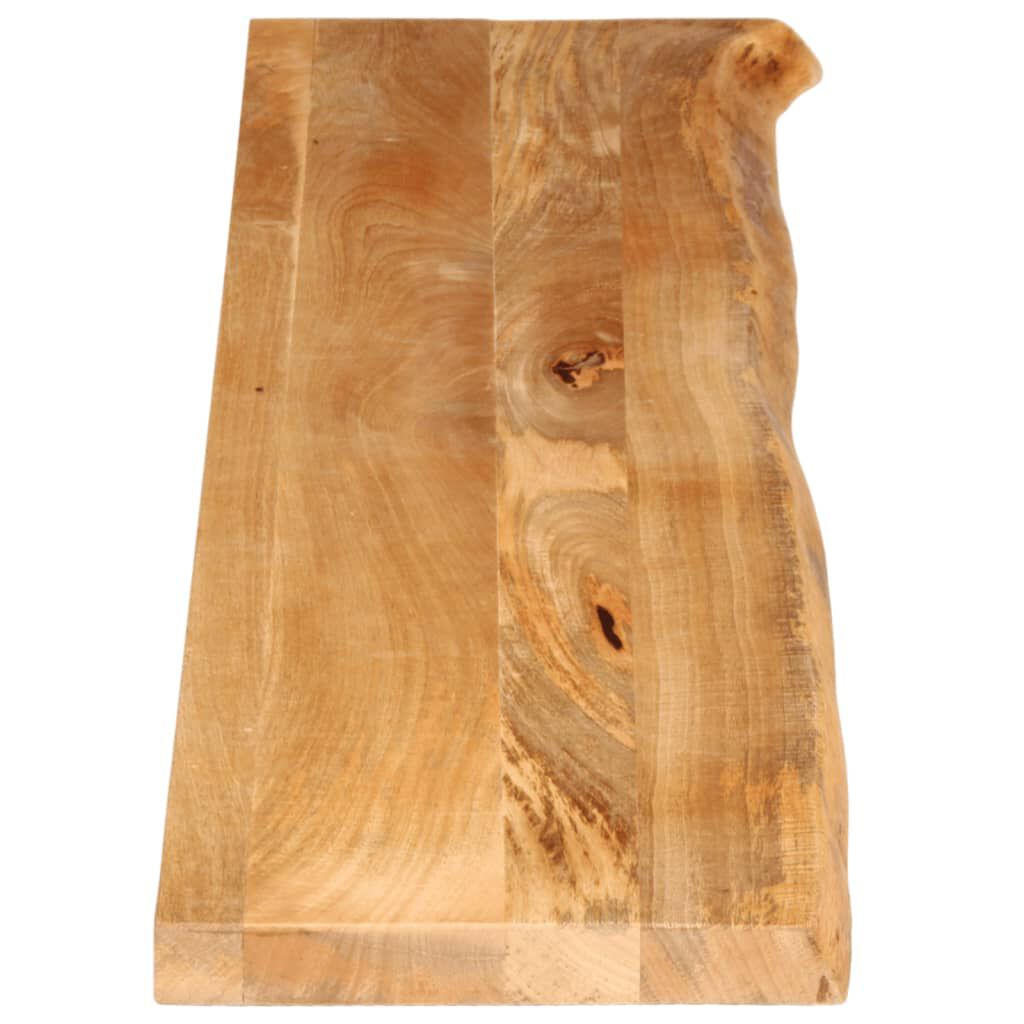 vidaXL Επιφάνεια Τραπεζιού 180x30x3,8 εκ. Live Edge Μασίφ Ξύλο Μάνγκο