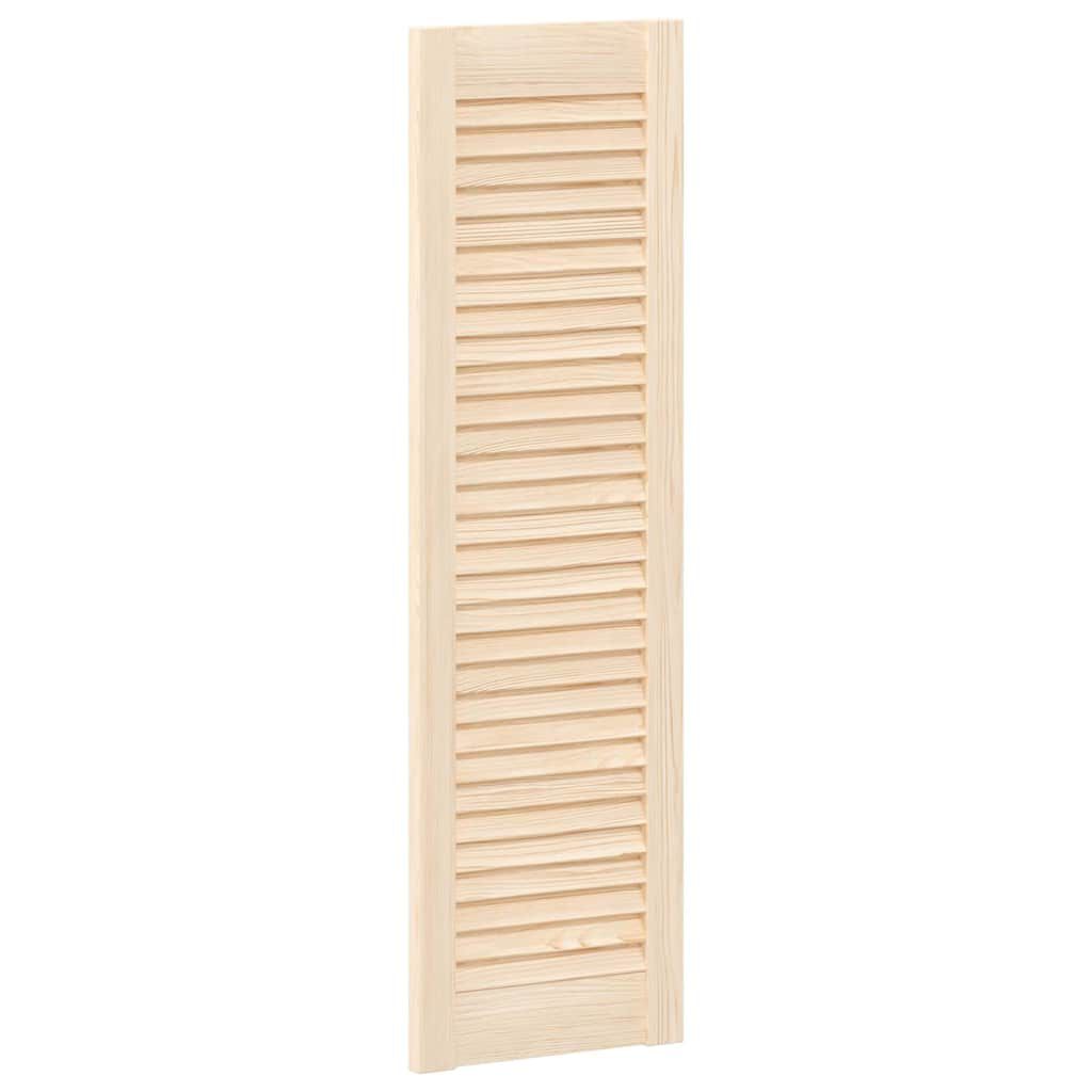 vidaXL Πορτάκια με Περσίδες 4 Τεμ. 99x29,5 εκ. από Μασίφ Ξύλο Πεύκου