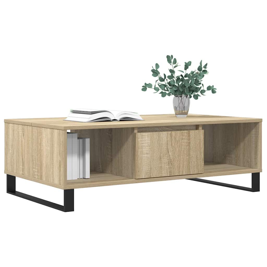 vidaXL Τραπεζάκι Σαλονιού Sonoma Δρυς 104x60x35 εκ. από Επεξεργ. Ξύλο
