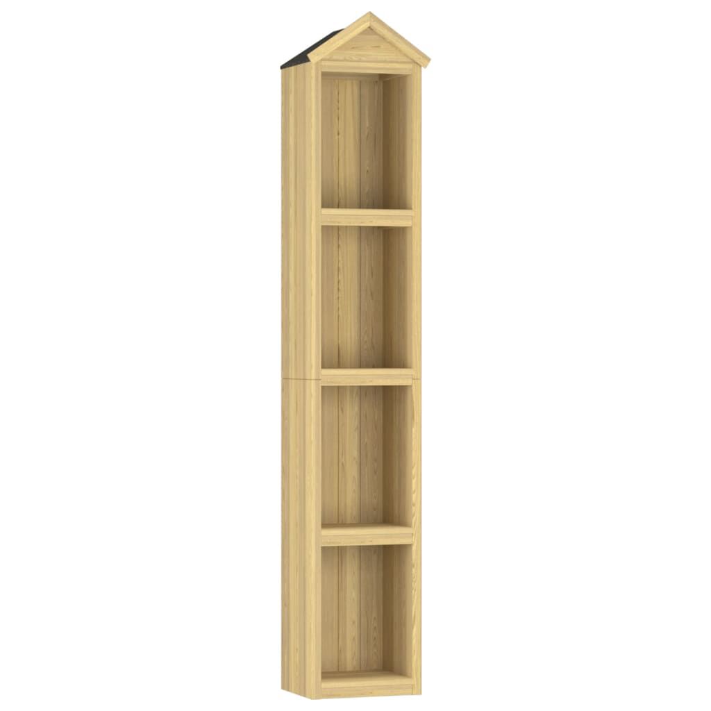 vidaXL Αποθήκη Εργαλείων Κήπου 40x33x222 εκ. Εμποτισμένο Ξύλο Πεύκου