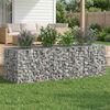 vidaXL &Alpha;&nu;&alpha;&sigma;&eta;&kappa;&omega;&mu;έ&nu;&omicron; &kappa;&rho;&epsilon;&beta;ά&tau;&iota; gabion &Alpha;&sigma;&eta;&mu;ί 180 x 60 x 55 &epsilon;&kappa;