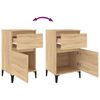 vidaXL Κομοδίνο Sonoma Δρυς 40x35x70 εκ.