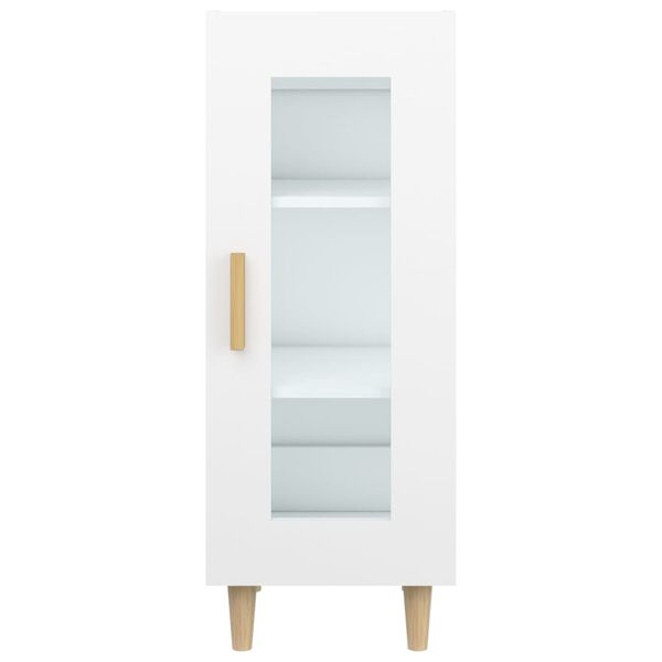 vidaXL Ντουλάπι Λευκό 34,5 x 34 x 90 εκ. από Επεξεργασμένο Ξύλο