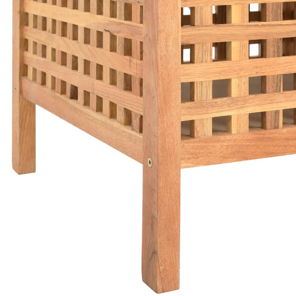 vidaXL Πάγκος με Αποθηκευτικό Χώρο 93 x 49 x 49 εκ Μασίφ Ξύλο Καρυδιάς