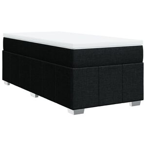 vidaXL &Kappa;&rho;&epsilon;&beta;ά&tau;&iota; Boxspring &mu;&epsilon; &Sigma;&tau;&rho;ώ&mu;&alpha; &Mu;&alpha;ύ&rho;&omicron; 80 x 200 &epsilon;&kappa;. &Upsilon;&phi;&alpha;&sigma;&mu;ά&tau;&iota;&nu;&omicron;