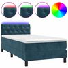 vidaXL &Kappa;&rho;&epsilon;&beta;ά&tau;&iota; Boxspring &mu;&epsilon; &Sigma;&tau;&rho;ώ&mu;&alpha; & LED &Sigma;&kappa;. &Mu;&pi;&lambda;&epsilon; 80x200 &epsilon;&kappa;. &Beta;&epsilon;&lambda;&omicron;ύ&delta;&iota;&nu;&omicron;