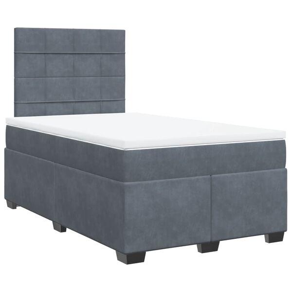 vidaXL &Kappa;&rho;&epsilon;&beta;ά&tau;&iota; Boxspring &mu;&epsilon; &Sigma;&tau;&rho;ώ&mu;&alpha; &Sigma;&kappa;&omicron;ύ&rho;&omicron; &Gamma;&kappa;&rho;&iota; 120x190 &epsilon;&kappa;. &Beta;&epsilon;&lambda;&omicron;ύ&delta;&iota;&nu;&omicron;