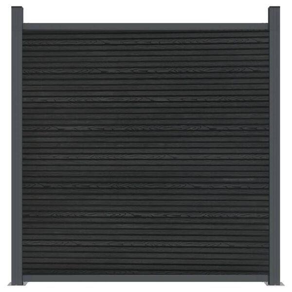 vidaXL Πάνελ Περίφραξης Γκρι 1391 x 186 εκ. από WPC