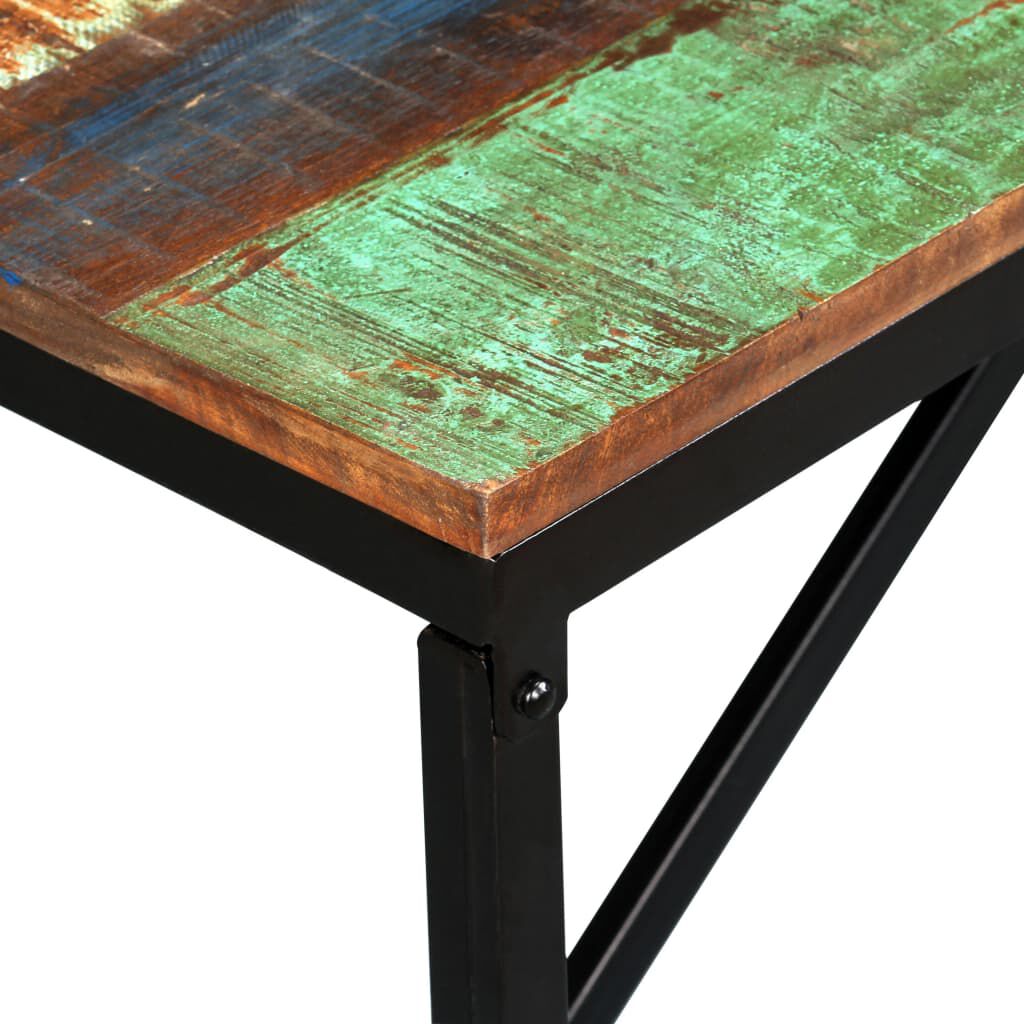 vidaXL Πάγκος 110 x 35 x 45 εκ. από Μασίφ Ανακυκλωμένο Ξύλο