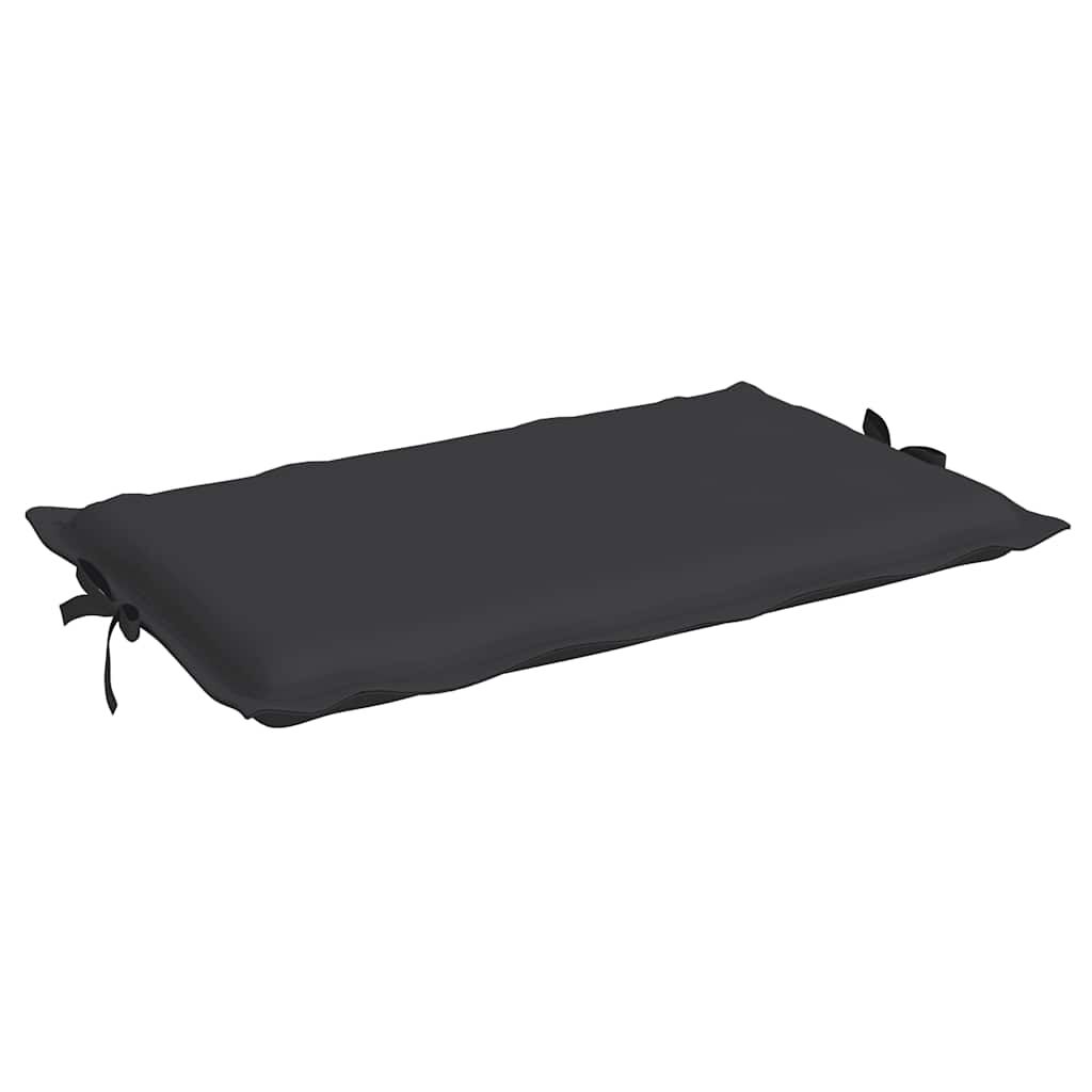 vidaXL Μαξιλάρι Ξαπλώστρας Μαύρο 186x58x4 εκ. από Ύφασμα Oxford