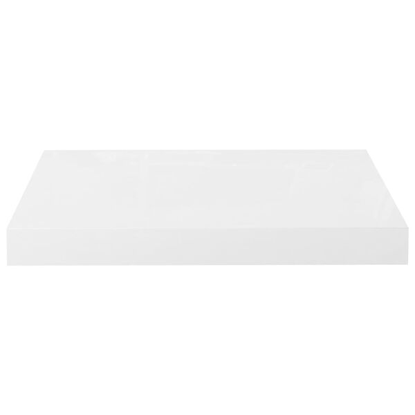 vidaXL Ράφι Τοίχου Γυαλιστερό Άσπρο 40x23x3,8 εκ. MDF