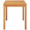 vidaXL Τραπεζαρία Κήπου 120 x 70 x 77 εκ. από Μασίφ Ξύλο Teak
