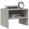 vidaXL Κομοδίνα 2 Τεμ. Γκρι Sonoma 40x30x30 εκ. από Επεξεργασμένο Ξύλο
