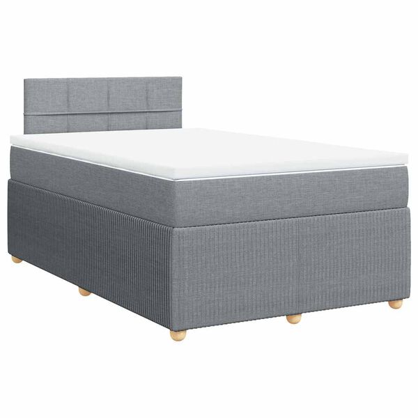 vidaXL &Kappa;&rho;&epsilon;&beta;ά&tau;&iota; Boxspring &mu;&epsilon; &Sigma;&tau;&rho;ώ&mu;&alpha; &Alpha;&nu;&omicron;&iota;&chi;&tau;ό &Gamma;&kappa;&rho;&iota; 120x200 &epsilon;&kappa;. &Upsilon;&phi;&alpha;&sigma;&mu;ά&tau;&iota;&nu;&omicron;