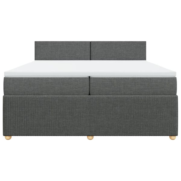 vidaXL &Kappa;&rho;&epsilon;&beta;ά&tau;&iota; Boxspring &mu;&epsilon; &Sigma;&tau;&rho;ώ&mu;&alpha; &Sigma;&kappa;&omicron;ύ&rho;&omicron; &Gamma;&kappa;&rho;&iota; 200x200 &epsilon;&kappa;. &Upsilon;&phi;&alpha;&sigma;&mu;ά&tau;&iota;&nu;&omicron;