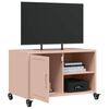 vidaXL Έπιπλο Τηλεόρασης Ροζ 68 x 39 x 43,5 εκ. Χάλυβας