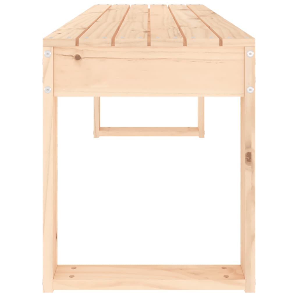 vidaXL Παγκάκι Κήπου 110 x 38 x 45 εκ. από Μασίφ Ξύλο Πεύκου