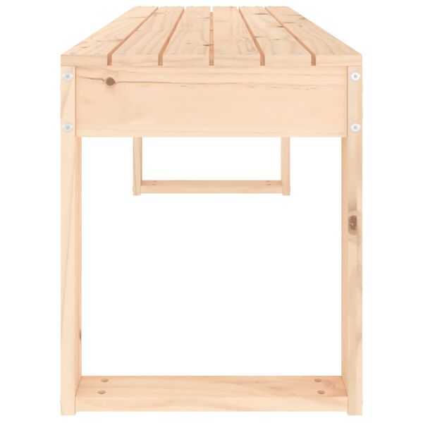 vidaXL Παγκάκι Κήπου 110 x 38 x 45 εκ. από Μασίφ Ξύλο Πεύκου