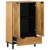 vidaXL Highboard &kappa;&alpha;&phi;έ 60x33x100 cm &mu;&alpha;&sigma;ί&phi; &xi;ύ&lambda;&omicron; Mango