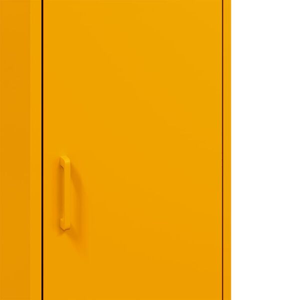 vidaXL Ντουλάπι Μουσταρδί 36x39x113 εκ. από Ατσάλι