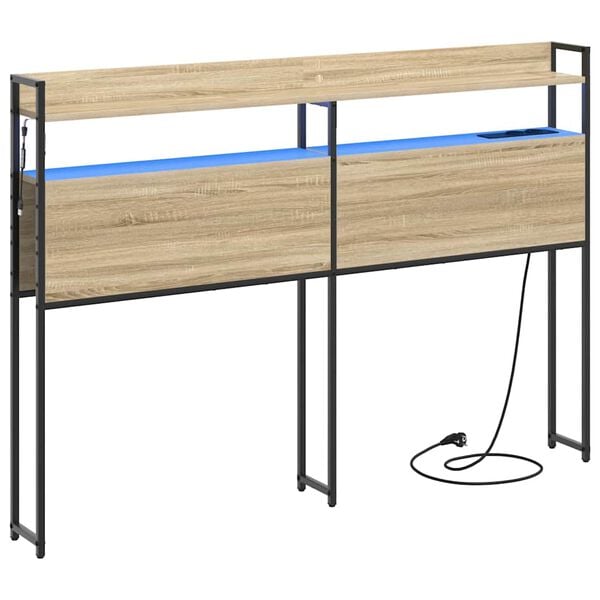 vidaXL &Kappa;&epsilon;&phi;&alpha;&lambda;ά&rho;&iota; &Alpha;&pi;&omicron;&theta;ή&kappa;&eta;&sigmaf; &mu;&epsilon; &rho;ά&phi;&iota; Sonoma &Delta;&rho;&upsilon;&sigmaf; 120 cm &Epsilon;&pi;&epsilon;&xi;&epsilon;&rho;&gamma;&alpha;&sigma;&mu;έ&nu;&omicron; &xi;ύ&lambda;&omicron;