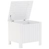 vidaXL Κουτί Αποθήκευσης με Καπάκι RANA Λευκό 60x49x54εκ. Μασίφ Πεύκο