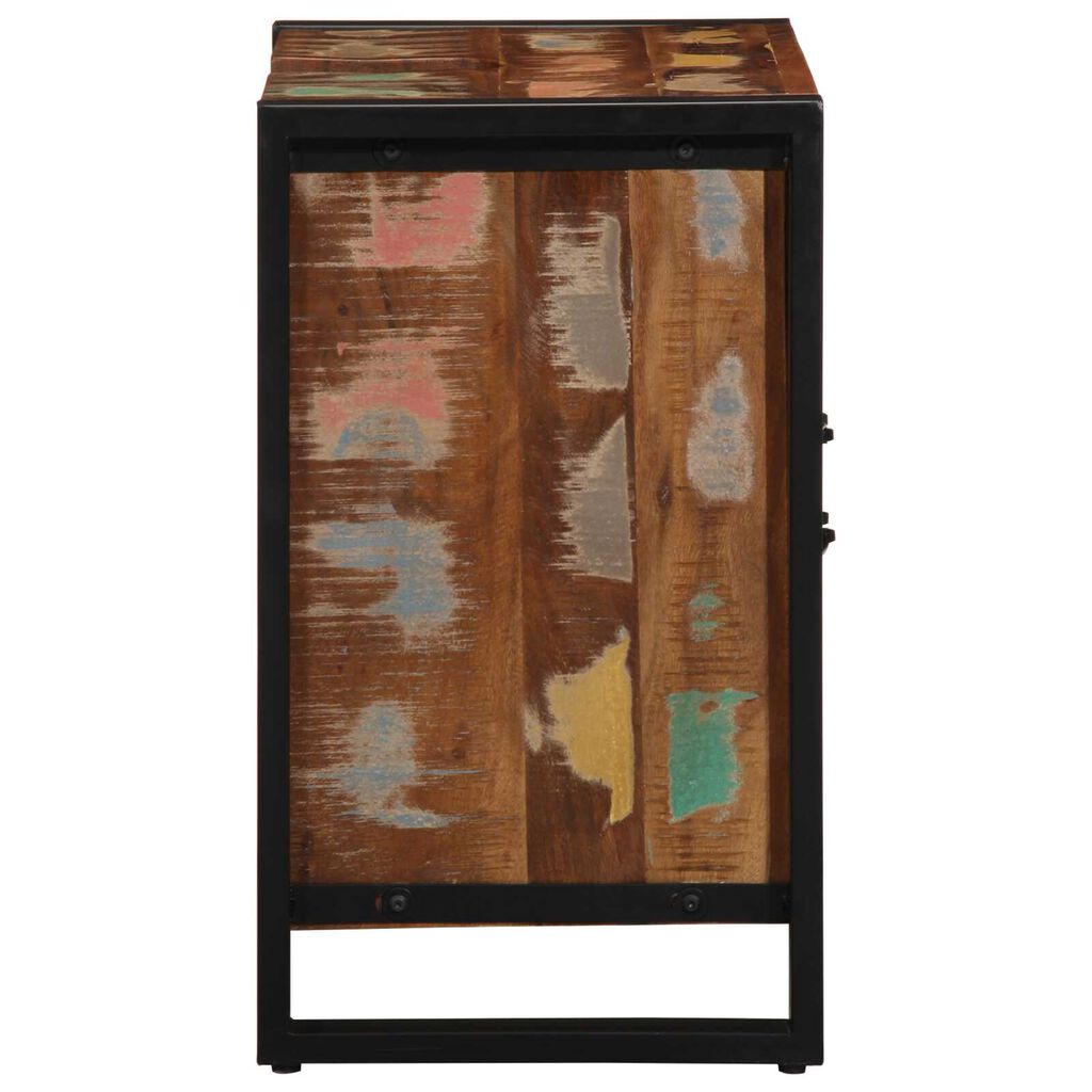 vidaXL Ντουλάπι Μπάνιου Πολύχρωμο 55x35x60 cm Μασίφ Ξύλο Ανακυκλωμένο