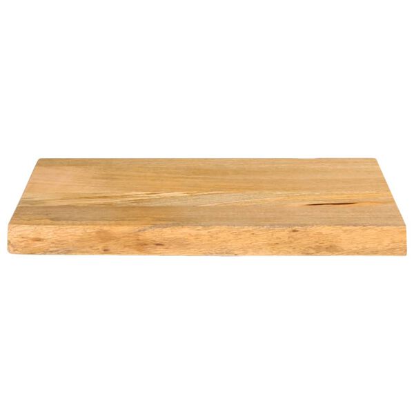 vidaXL Επιφάνεια Τραπεζιού 40x20x2,5 εκ. Live Edge Μασίφ Ξύλο Μάνγκο
