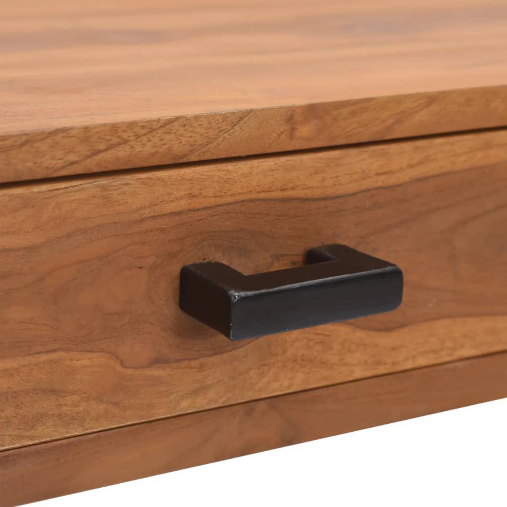 vidaXL Γραφείο 110x40x75 εκ. από Μασίφ Ξύλο Teak