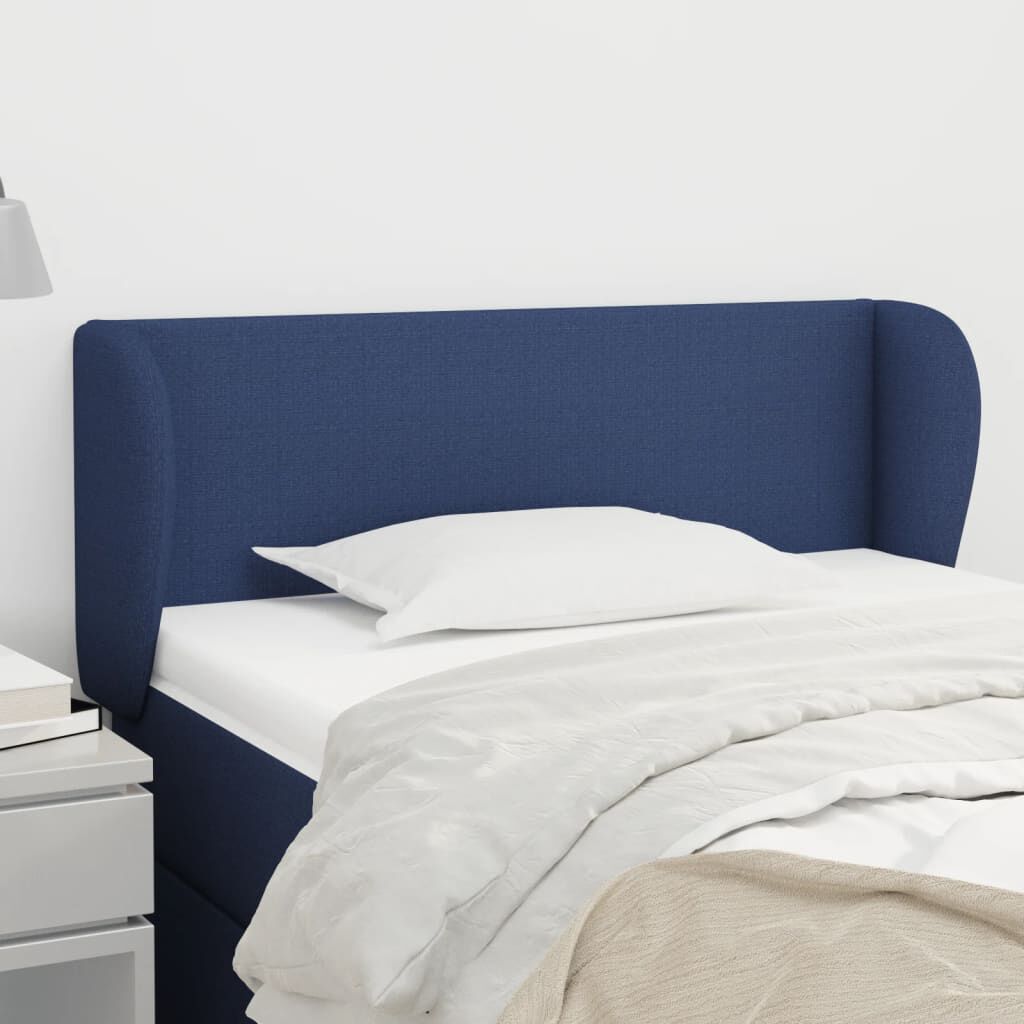 vidaXL Κεφαλάρι με Πτερύγια Μπλε 93x23x78/88 εκ. Υφασμάτινο