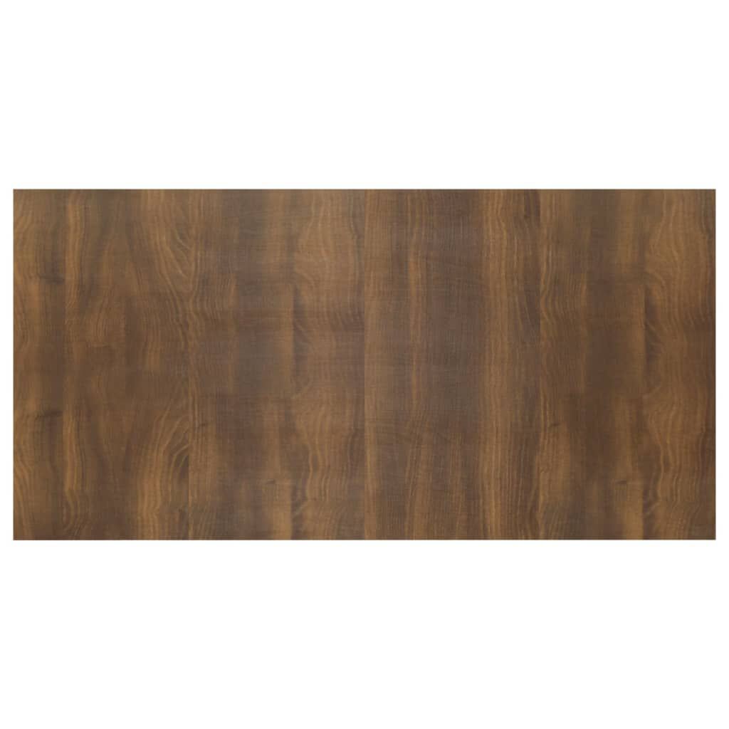 vidaXL Κεφαλάρι Κρεβατιού Καφέ Δρυς 160x1,5x80 εκ. Επεξεργασμένο Ξύλο