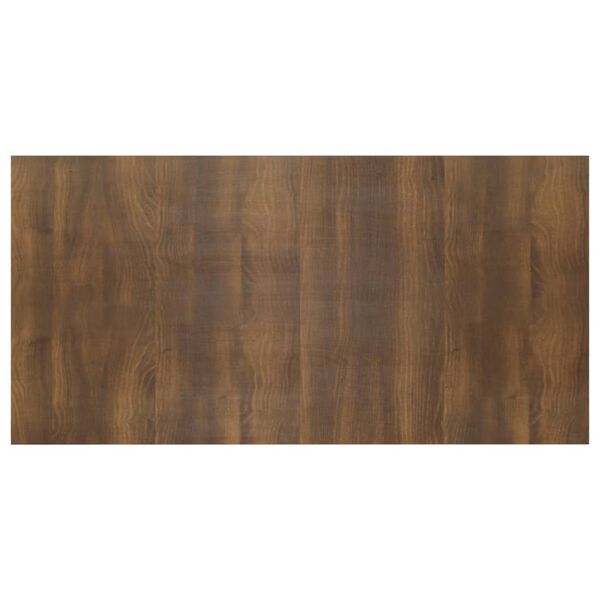 vidaXL Κεφαλάρι Κρεβατιού Καφέ Δρυς 160x1,5x80 εκ. Επεξεργασμένο Ξύλο