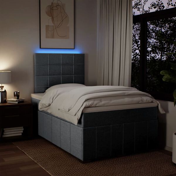 vidaXL &Kappa;&rho;&epsilon;&beta;ά&tau;&iota; Boxspring &mu;&epsilon; &Sigma;&tau;&rho;ώ&mu;&alpha; &Alpha;&nu;&omicron;&iota;&chi;&tau;ό &Gamma;&kappa;&rho;&iota; 120x190 &epsilon;&kappa;. &Upsilon;&phi;&alpha;&sigma;&mu;ά&tau;&iota;&nu;&omicron;