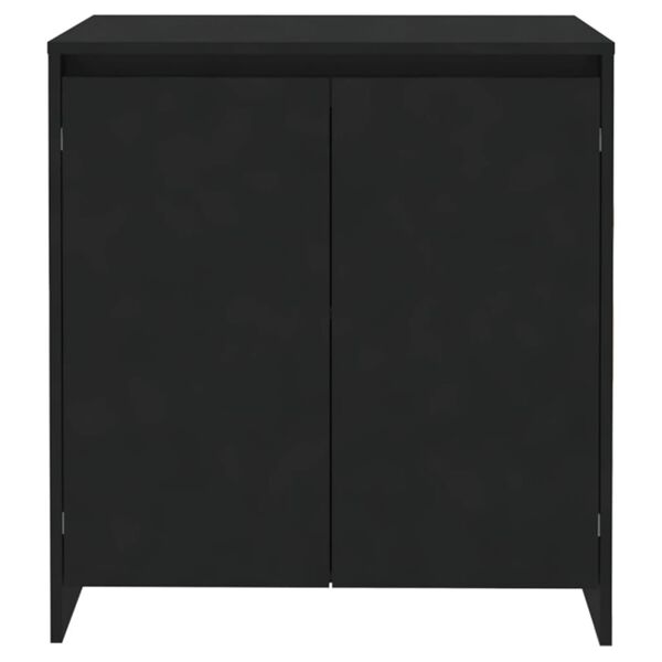 vidaXL Μπουφές Μαύρος 70x41x75 εκ. από Επεξεργασμένο Ξύλο