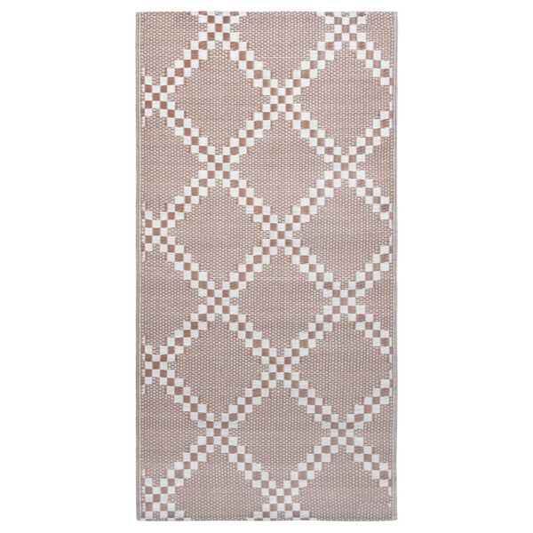 vidaXL Χαλί εξωτερικού χώρου ARAKIL καφέ 190x290 cm PP
