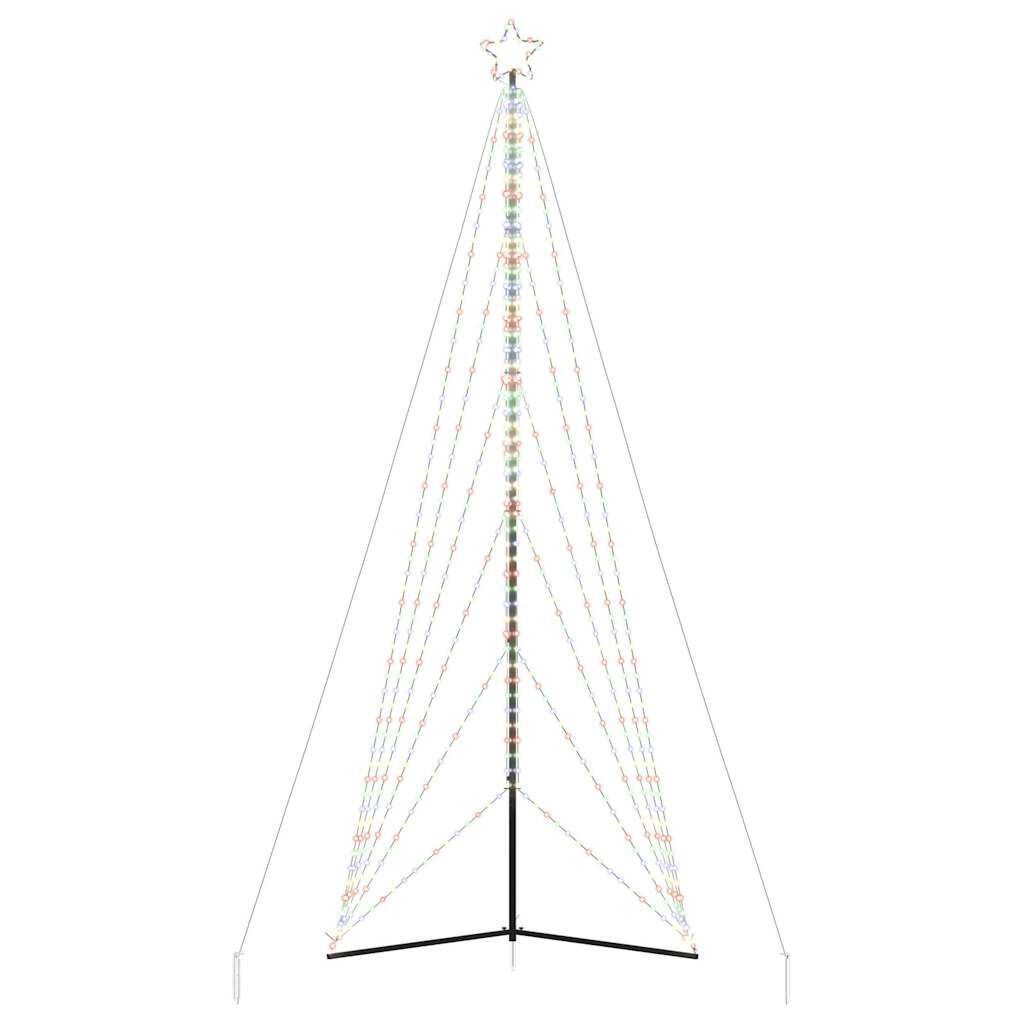 vidaXL Χριστουγεννιάτικο δέντρο LED 861 LED πολύχρωμα 478 εκ.