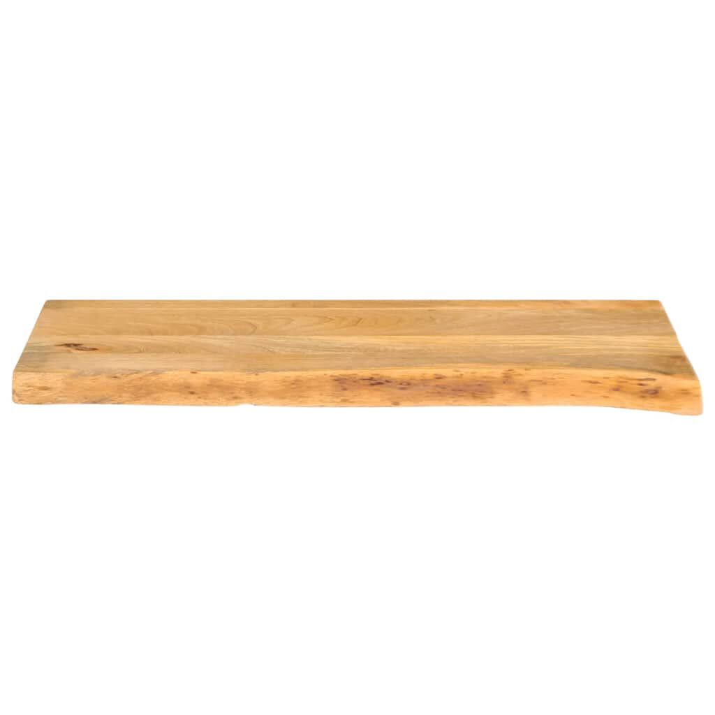 vidaXL Επιφάνεια Τραπεζιού 70x20x2,5 εκ. Live Edge Μασίφ Ξύλο Μάνγκο