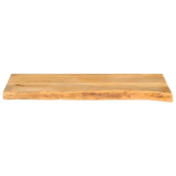 vidaXL Επιφάνεια Τραπεζιού 70x20x2,5 εκ. Live Edge Μασίφ Ξύλο Μάνγκο