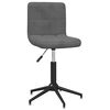 3087679 vidaXL Swivel Dining Chairs 6 pcs Dark Grey Velvet (334430&times;3)