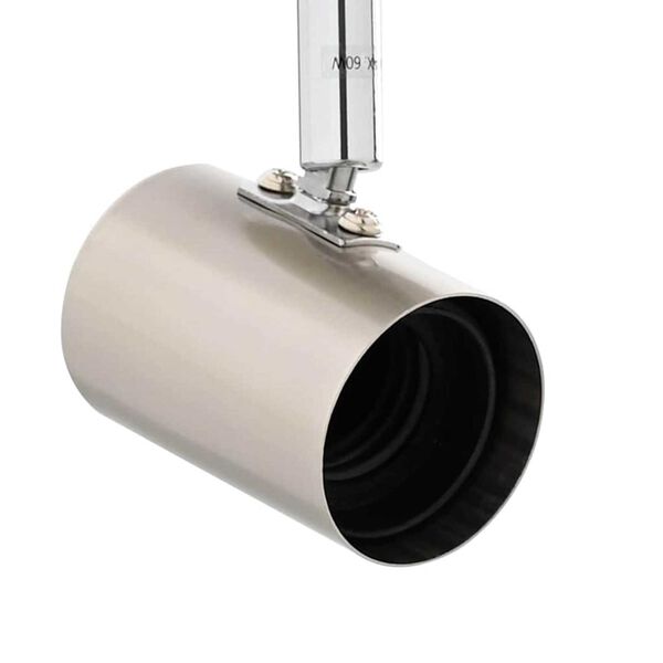 vidaXL Σποτ οροφής Βουρτσισμένο νικέλιο 73 x 5.5 x 16.5 εκ Ατσάλι