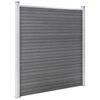 vidaXL Πάνελ Περίφραξης Γκρι 526 x 186 εκ. από WPC