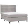 vidaXL &Kappa;&rho;&epsilon;&beta;ά&tau;&iota; Boxspring &mu;&epsilon; &Sigma;&tau;&rho;ώ&mu;&alpha; & LED &Alpha;&nu;.&Gamma;&kappa;&rho;&iota; 140x190&epsilon;&kappa;. &Upsilon;&phi;&alpha;&sigma;&mu;ά&tau;&iota;&nu;&omicron;