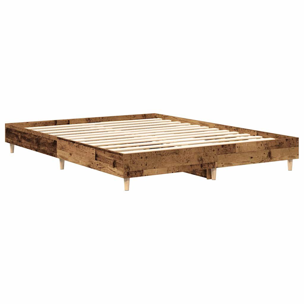 vidaXL Πλαίσιο κρεβατιού χωρίς στρώμα 150x200 εκ. Επεξεργασμένο Ξύλο