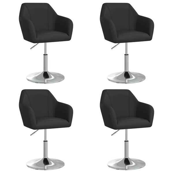 vidaXL &Kappa;&alpha;&rho;έ&kappa;&lambda;&epsilon;&sigmaf; &Tau;&rho;&alpha;&pi;&epsilon;&zeta;&alpha;&rho;ί&alpha;&sigmaf; 4 &tau;&epsilon;&mu;. &Mu;&alpha;ύ&rho;&epsilon;&sigmaf; &alpha;&pi;ό &Sigma;&upsilon;&nu;&theta;&epsilon;&tau;&iota;&kappa;ό &Delta;έ&rho;&mu;&alpha;