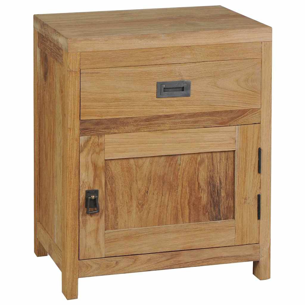 vidaXL Κομοδίνο 40 x 30 x 50 εκ. από Μασίφ Ξύλο Teak
