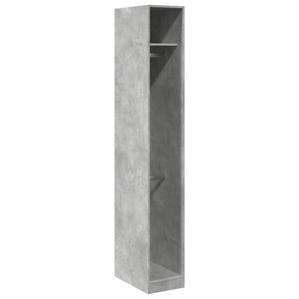 vidaXL Ντουλάπα Γκρι Σκυρ. 30x50x200 εκ. από Επεξεργασμένο Ξύλο