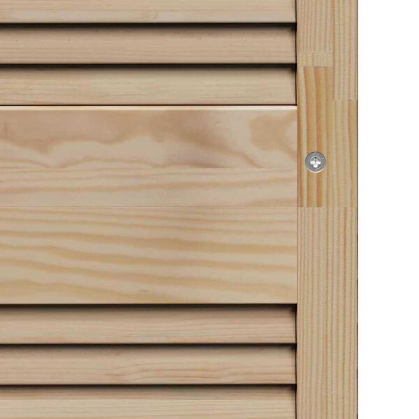 vidaXL Πόρτες Ντουλάπας με πόρτα 4 pcs Καφέ 140.5 x 59.5 x 2.1 εκ